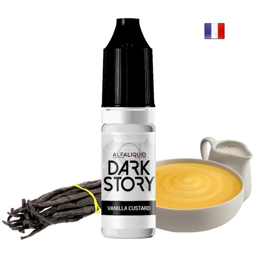 e liquide vanilla custard dark story par alfaliquid