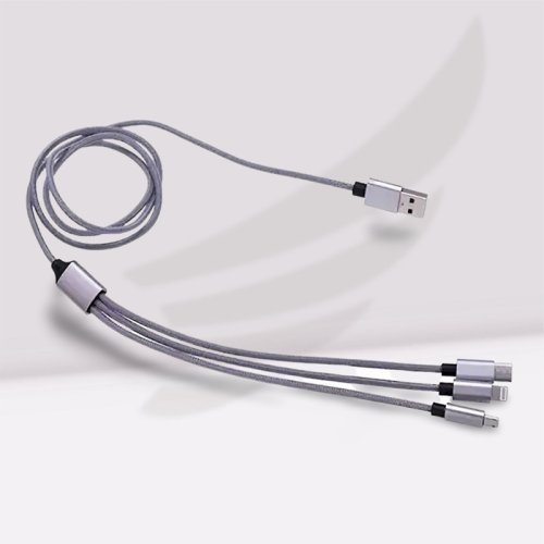 Câble USB Triple connecteur Tekmee