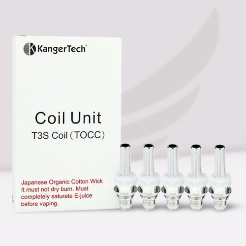 Résistances TOCC Single Coil pour T3S/MT3S (Kanger)